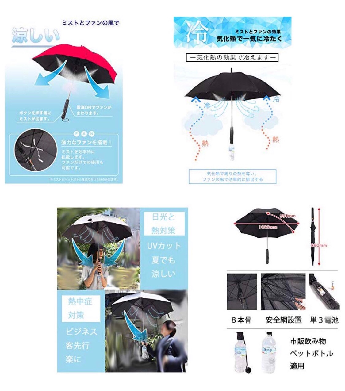 最強の日傘を見つけた