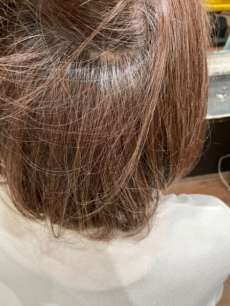 【大阪】白髪のパサツキ、髪質の変化にはLULUトリートメントととβeater-cream（ビータークリーム）がオススメ！