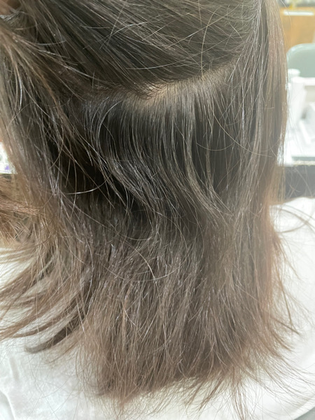【大阪　今里】細い髪の毛にはジュエリーシステムトリートメントでケアをしながら縮毛矯正をするのがオススメ