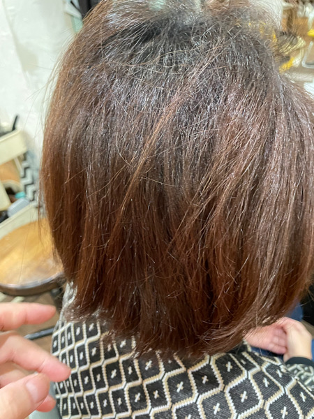 【大阪　今里】髪の毛の収まりをよくするにはカラートリートメントとビータークリームでのホームケアが大事？！