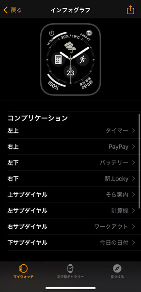 オススメのApple Watch文字盤設定アプリ