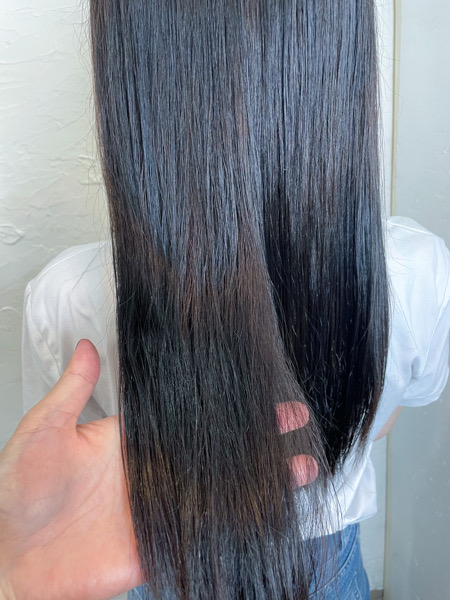 【大阪　今里】広がりやすい髪の毛には縮毛矯正と艶トリートメントがオススメ