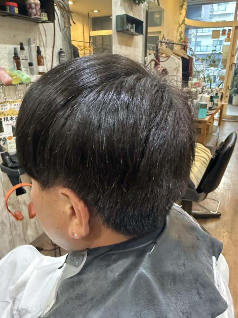 カラーをする前の状況