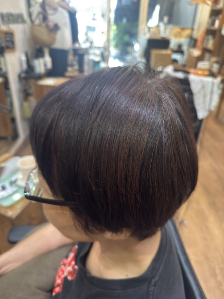 画像 ショートの縮毛矯正