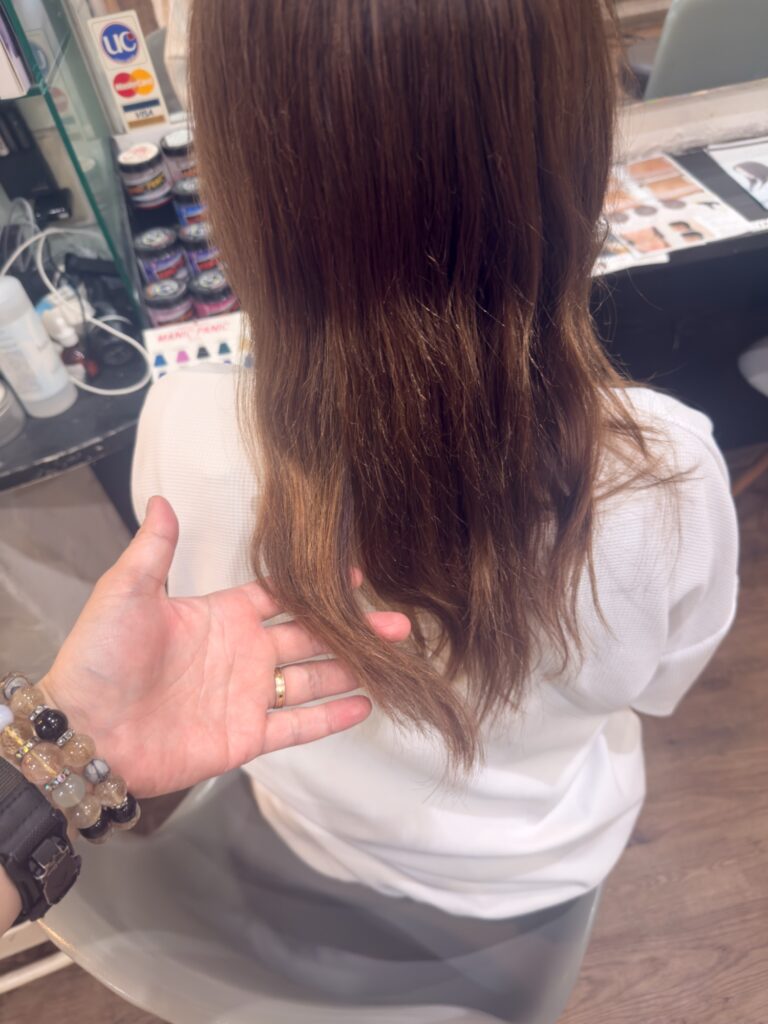 画像 髪の毛のビフォー
