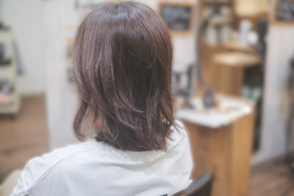 バレルのみで巻いて作ったスタイル